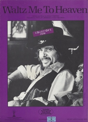 Picture of Waltz Me To Heaven, Dolly Parton, recorded by Waylon Jennings, sheet music