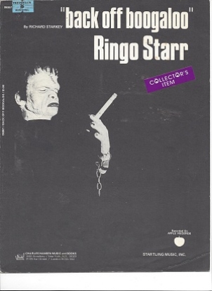 Picture of Back Off Boogaloo, Ringo Starr (Richard Starkey), sheet music
