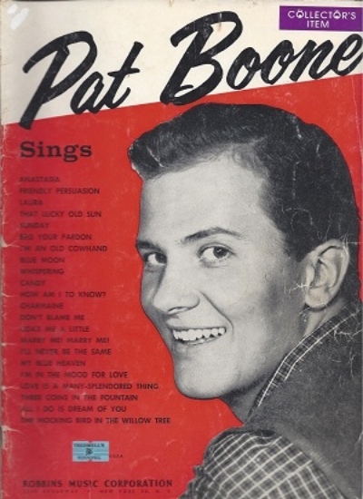Picture of Pat Boone Sings, sheet music songbook
