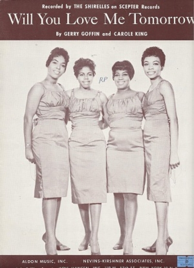 Picture of Will You Love Me Tomorrow, Gerry Goffin & Carole King, recorded by The Shirelles, sheet music