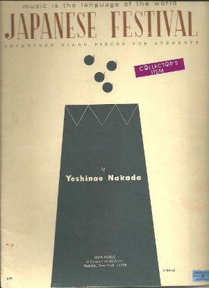 Picture of Japanese Festival, Yoshinao Nakada, piano solo sheet music folio