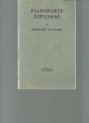 Picture of Pianoforte Diplomas, Geoffrey Tankard