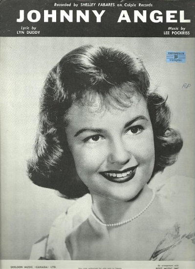 Picture of Johnny Angel, Lyn Duddy & Lee Pockriss, recorded by Shelley Fabares, sheet music
