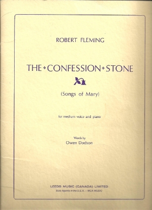 Picture of The Confession Stone (Songs of Mary), Robert Fleming, medium voice, sheet music  songbook