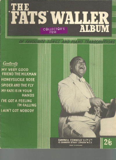 Picture of The Fats Waller Album, sheet music songbook & piano solos