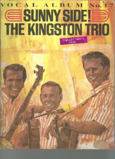 Picture of The Kingston Trio, Sunny Side, sheet music songbook