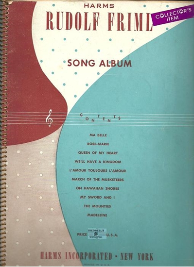 Picture of Rudolf Friml Song Album