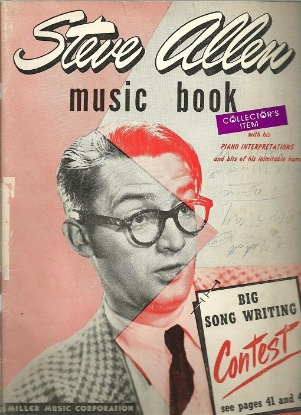 Picture of Steve Allen Music Book, Piano Solo Interpretations, sheet music folio