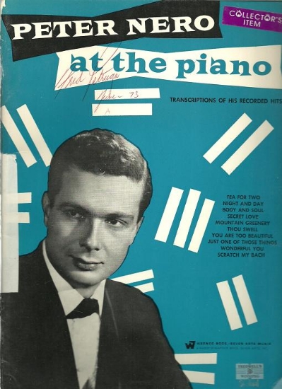 Picture of Peter Nero at the Piano, piano solo, sheet music folio