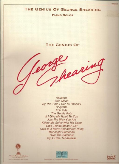 Picture of The Genius of George Shearing Volume 1, piano solo sheet music folio