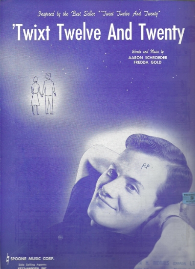 Picture of 'Twixt Twelve and Twenty, Aaron Schroeder & Fredda Gold, sung by Pat Boone, sheet music