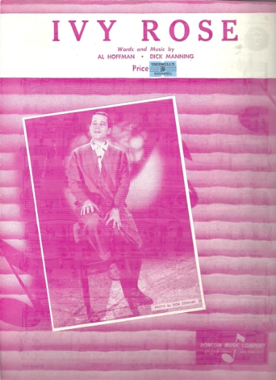 Picture of Ivy Rose, Al Hoffman and Dick Manning, recorded by Perry Como, sheet music