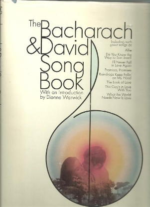 Picture of The Bacharach & David Song Book, hardcover sheet music songbook