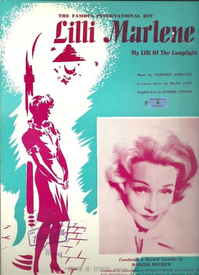 Picture of Lilli Marlene, Marlene Dietrich, by Leip & Schultze