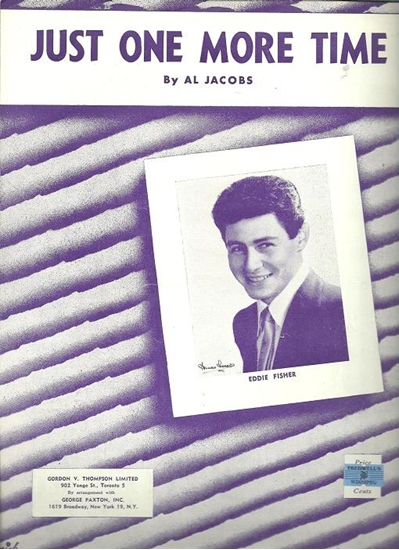 Picture of Just One More Time, Al Jacobs, recorded by Eddie Fisher