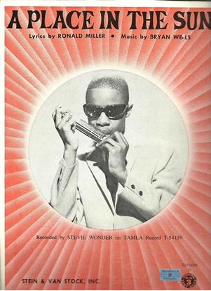 Picture of A Place in the Sun, Ronald Miller & Bryan Wells, recorded by Stevie Wonder(also Engelbert Humperdinck)