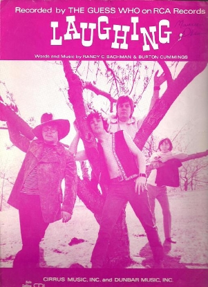 Picture of Laughing, Randy Bachman & Burton Cummings, recorded by The Guess Who, sheet music