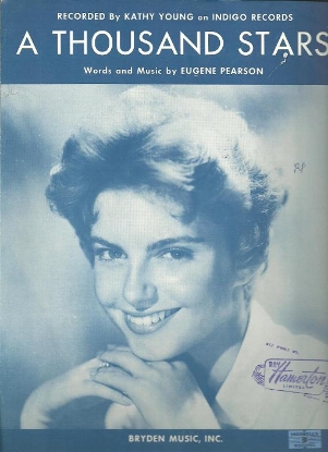 Picture of A Thousand Stars, Eugene Pearson, recorded by Kathy Young, sheet music