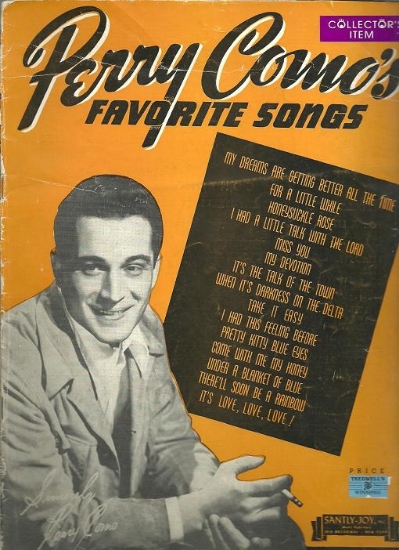 Picture of Perry Como's Favorite Songs, sheet music songbook