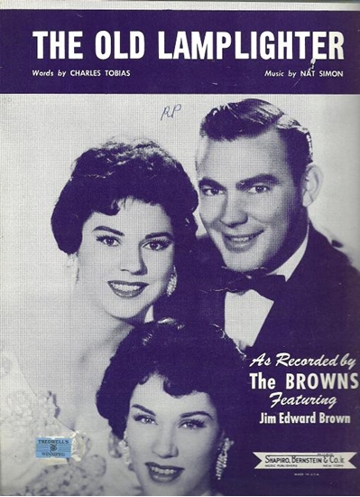 Picture of The Old Lamplighter, Charles Tobias & Nat Simon, sung by The Browns