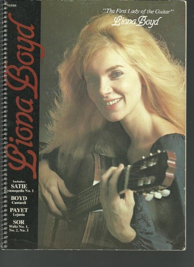 Picture of Liona Boyd, The First Lady of the Guitar, sheet music folio