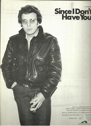 Picture of Since I Don't Have You, Joseph Rock & Lennie Martin, recorded by Don McLean