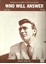 Picture of Who Will Answer, S. Davis & L. E. Aute, recorded by Ed Ames