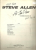 Picture of Steve Allen at the Piano, piano solo, sheet music folio