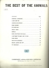 Picture of The Best of The Animals, sheet music songbook