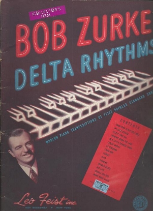 Picture of Bob Zurke, Delta Rhythms, piano solo, sheet music folio