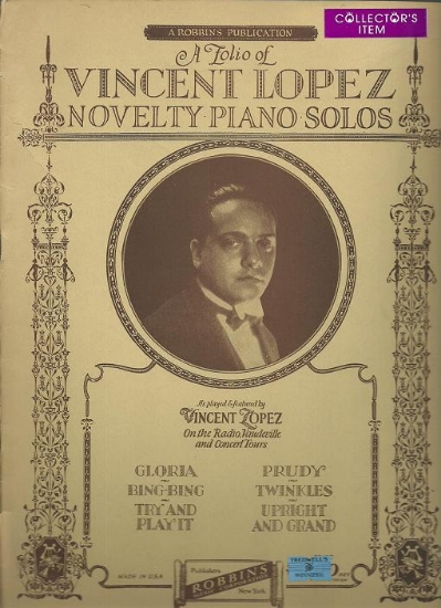 Picture of Vincent Lopez Novelty Piano Solos Folio Number One