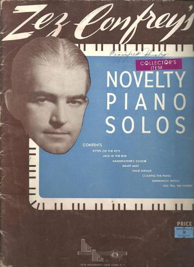 Picture of Zez Confrey Novelty Piano Solos, sheet music folio