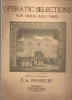Picture of Operatic Selections for Violin and Piano, ed. F. A. Franklin