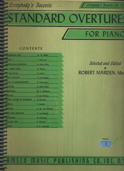 Picture of Everybody's Favorite Series No. 60, Standard Overtures, EFS60
