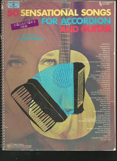 Picture of 50 Sensational Songs for Accordion & Guitar, ed. Pietro Deiro Jr, songbook
