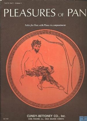 Picture of Pleasures of Pan Vol. 2, solo flute, sheet music folio