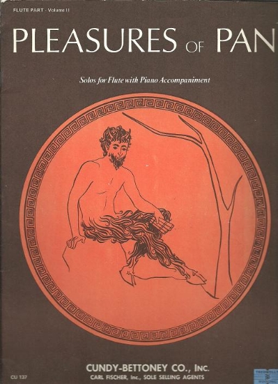 Picture of Pleasures of Pan Vol. 2, solo flute, sheet music folio