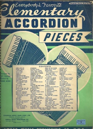 Picture of Everybody's Favorite Series No. 46, Elementary Accordion Pieces, EFS46, sheet music folio