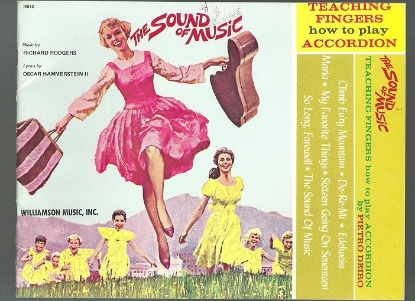 Picture of The Sound of Music, arr. Pietro Deiro, easy accordion, sheet music songbook
