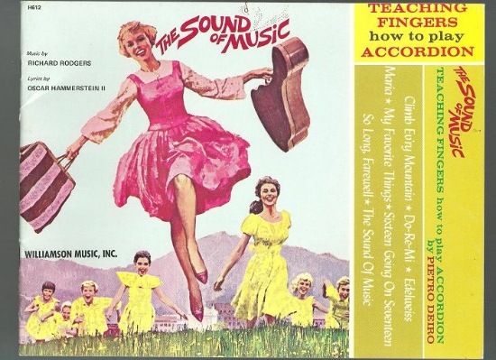 Picture of The Sound of Music, arr. Pietro Deiro, easy accordion, sheet music songbook