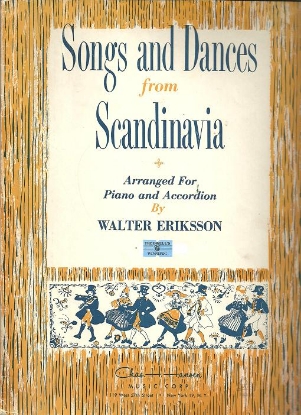 Picture of Songs and Dances from Scandinavia, arr. Walter Eriksson, accordion sheet music songbook