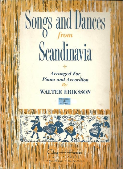 Picture of Songs and Dances from Scandinavia, arr. Walter Eriksson, accordion sheet music songbook