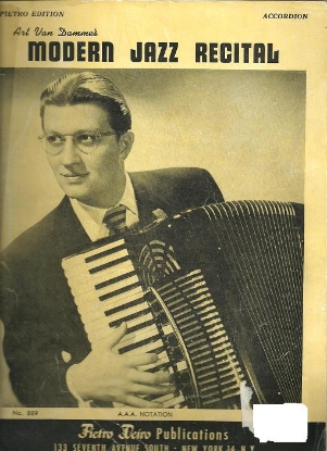 Picture of Modern Jazz Recital, Art Van Damme, accordion sheet music folio
