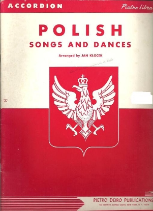 Picture of Polish Songs and Dances, arr. Jan Klocek, accordion sheet music songbook