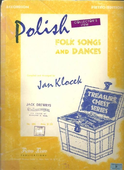 Picture of Polish Folk Songs and Dances, arr. Jan Klocek, accordion