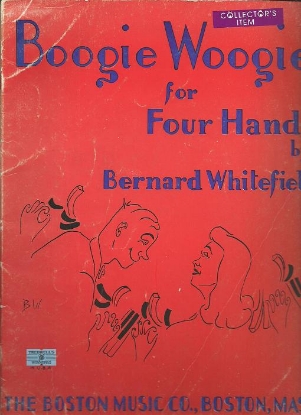 Picture of Boogie Woogie for Four Hands, Bernard Whitefield, piano duet, sheet music folio