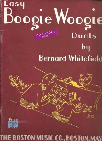 Picture of Easy Boogie Woogie Duets, Bernard Whitefield, easy piano duet, sheet music folio
