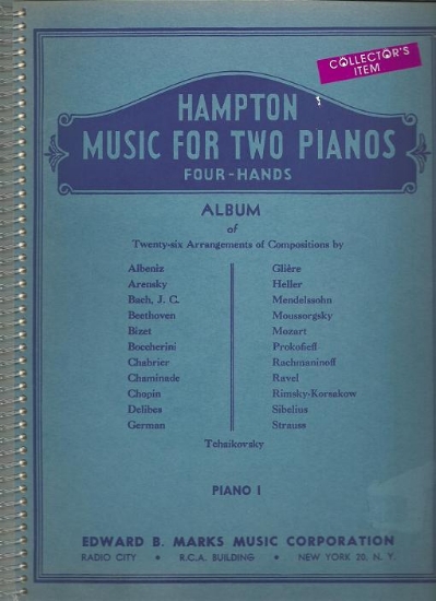 Picture of Hampton Music for Two Pianos Four Hands, ed. Sterling Hampton, piano duo, sheet music folio