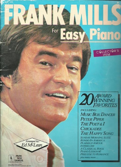 Picture of Frank Mills for Easy Piano (1983 Edition), 20 Award Winning Favorites, sheet music folio