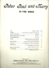 Picture of Peter Paul and Mary, In the Wind, piano/ vocal/ guitar, sheet music songbook